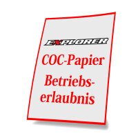 Anforderung Zweitschrift Betriebserlaubnis/COC-Papier...