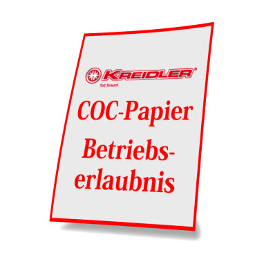 Anforderung Zweitschrift Betriebserlaubnis/COC-Papier für REX Zweiräder