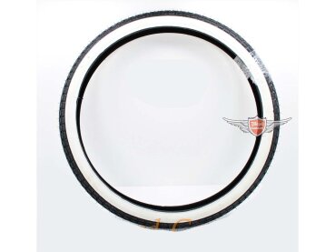 Reifen Continental KKS10 2.00-19 24B TT (23 x 2,00) Weißwand für NSU Quickly, Miele K, Zündapp Combinette Bergsteiger M 25, Kreidler Amazone, Hercules 215, 216, 217, 218, 219, 221, 222, Mofa 25