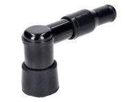 Zündkerzenstecker 90° lang, schwarz