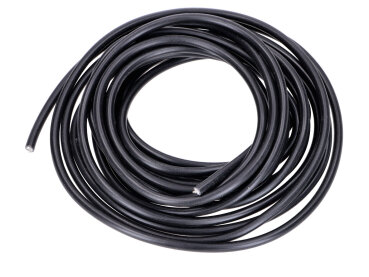 Zündkabel schwarz 5 Meter Rolle D=5mm